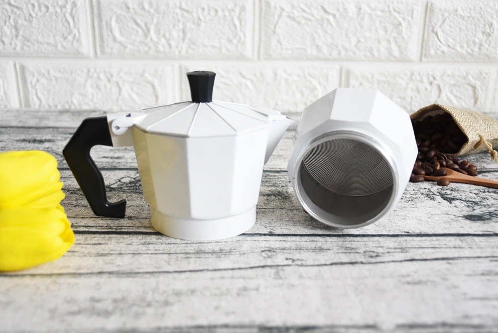 Ấm pha cà phê Moka,bình pha cà phê kiểu Ý