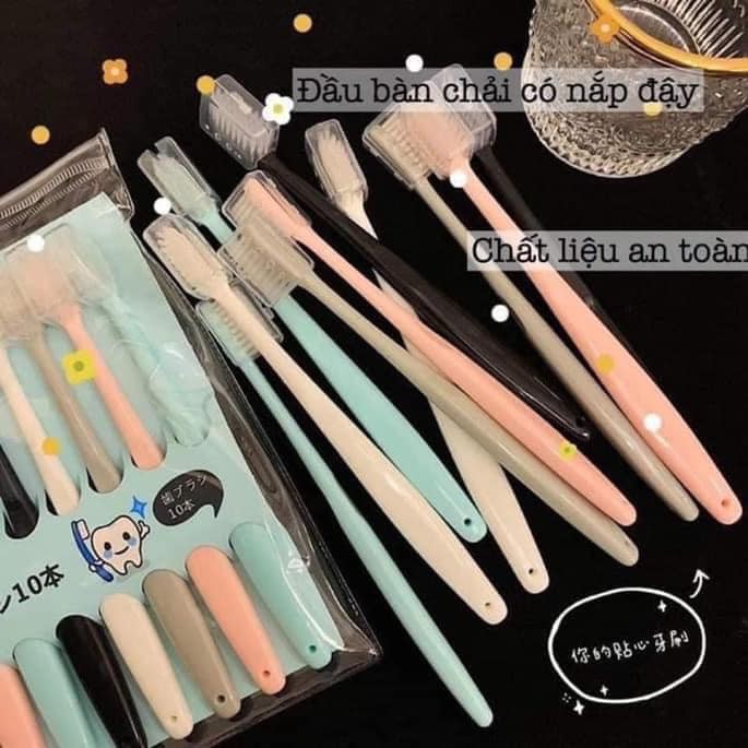 (ComBo) 10 bàn chải Lúa Mạch xuất Nhật cho Bé. ĐTVM