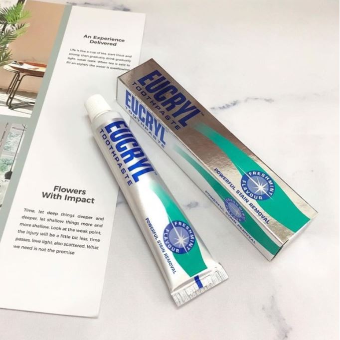 Kem Đánh Sạch Trắng Răng Eucryl Toothpaste