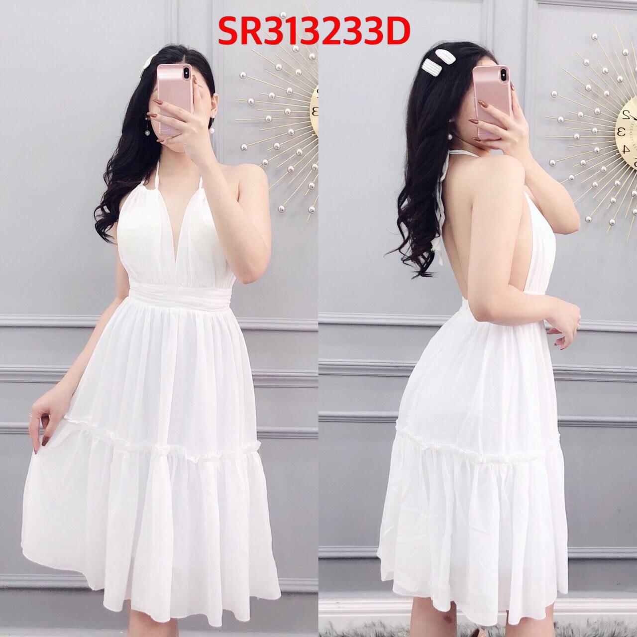 (HÌNH THẬT) ĐẦM VOAN CỘT DÂY HÀNG CHUẨN  X79 HÓT NHẤT 2019