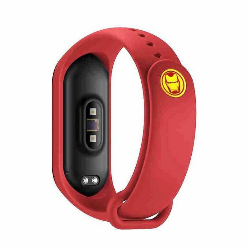 Dây Đeo Miband 3 / Mi Band 4 Nút Avengers ( Iron Man, Captian) Loại