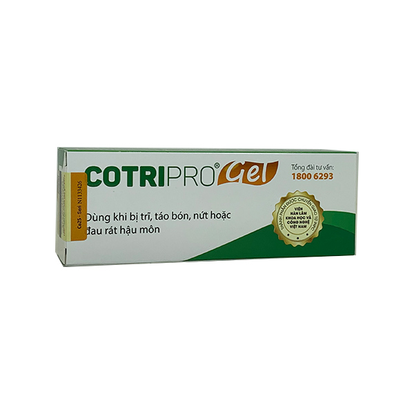 [HCM][CHÍNH HÃNG ] COTRIPRO gel kem bôi trĩ