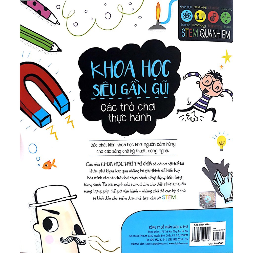 Sách-Stem quanh em-Khoa học siêu gần gũi