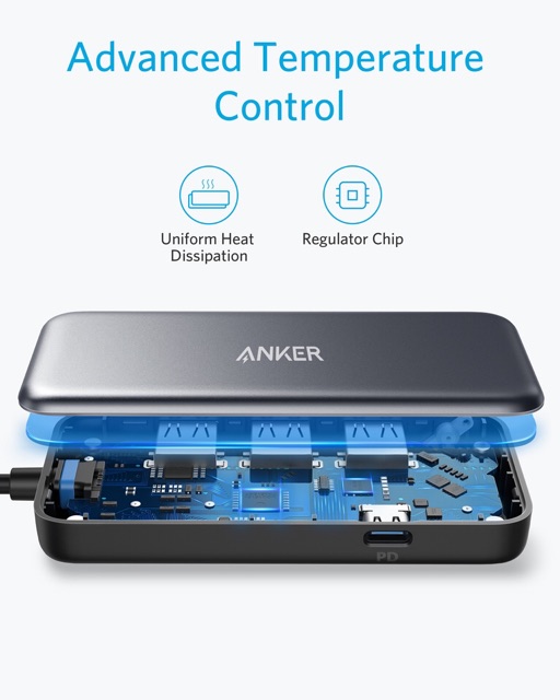 BỘ CHUYỂN ĐỔI CỔNG 4IN1 USB-C HUB ADAPTER ANKER PREMIUM A8321