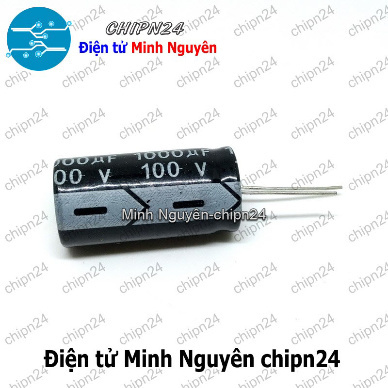 [1 con] (J7) Tụ hóa 1,000uF 100V Đen (18x35mm) (1000uF 100V) - HH001661