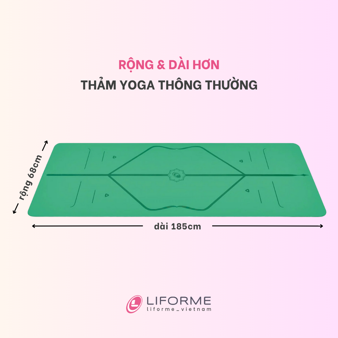 Thảm tập yoga Liforme Classic 4.2mm - Green