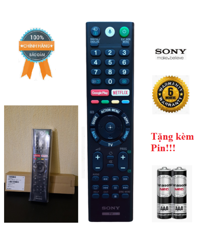 Remote Điều khiển tivi Sony giọng nói RMF-TX310P- Hàng mới chính hãng Full Box 100% Tặng kèm Pin