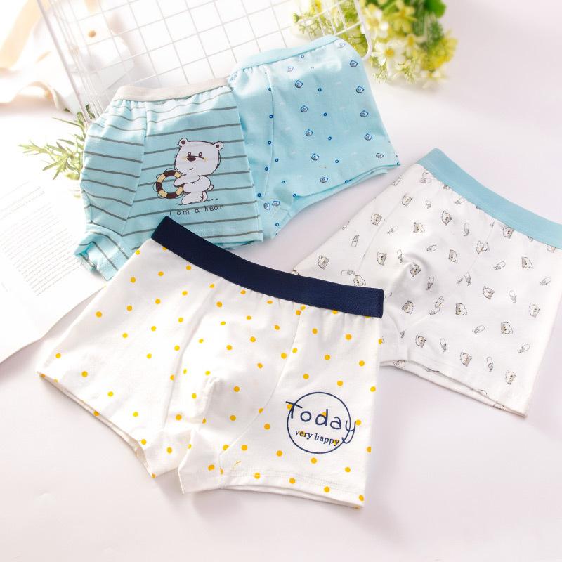 [HCM]combo 4 quần lót bé trai- size từ 7kg-45kg c7cfk