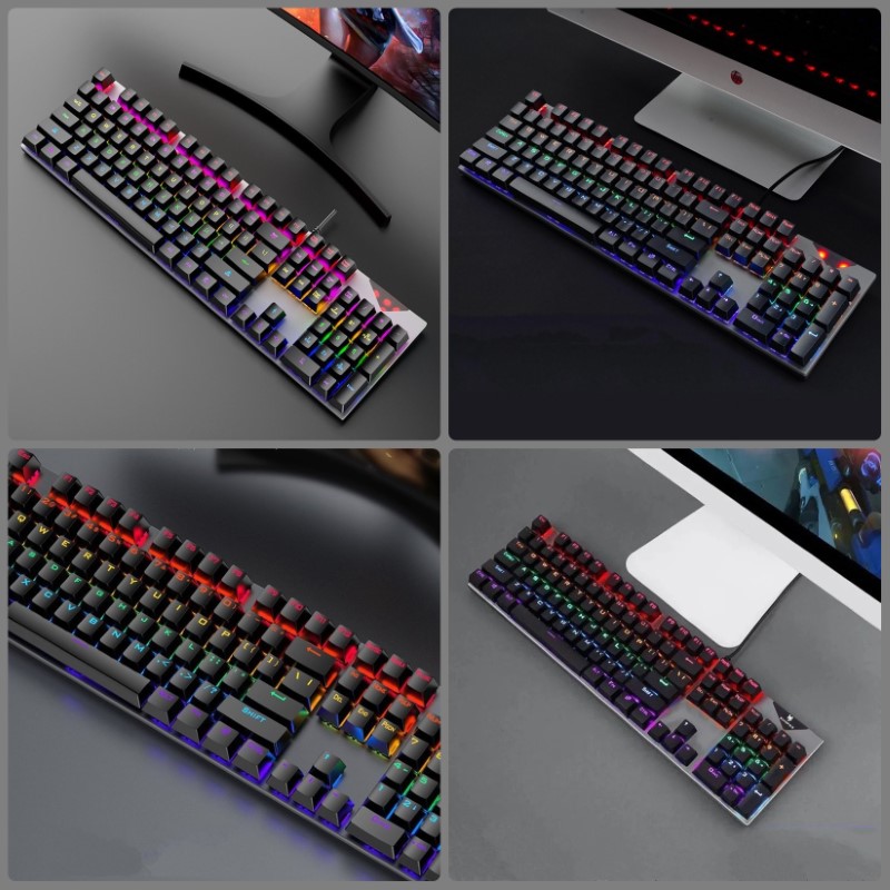 [HCM]Bàn Phím Cơ Gaming MK808 Fullsize nhỏ gọn