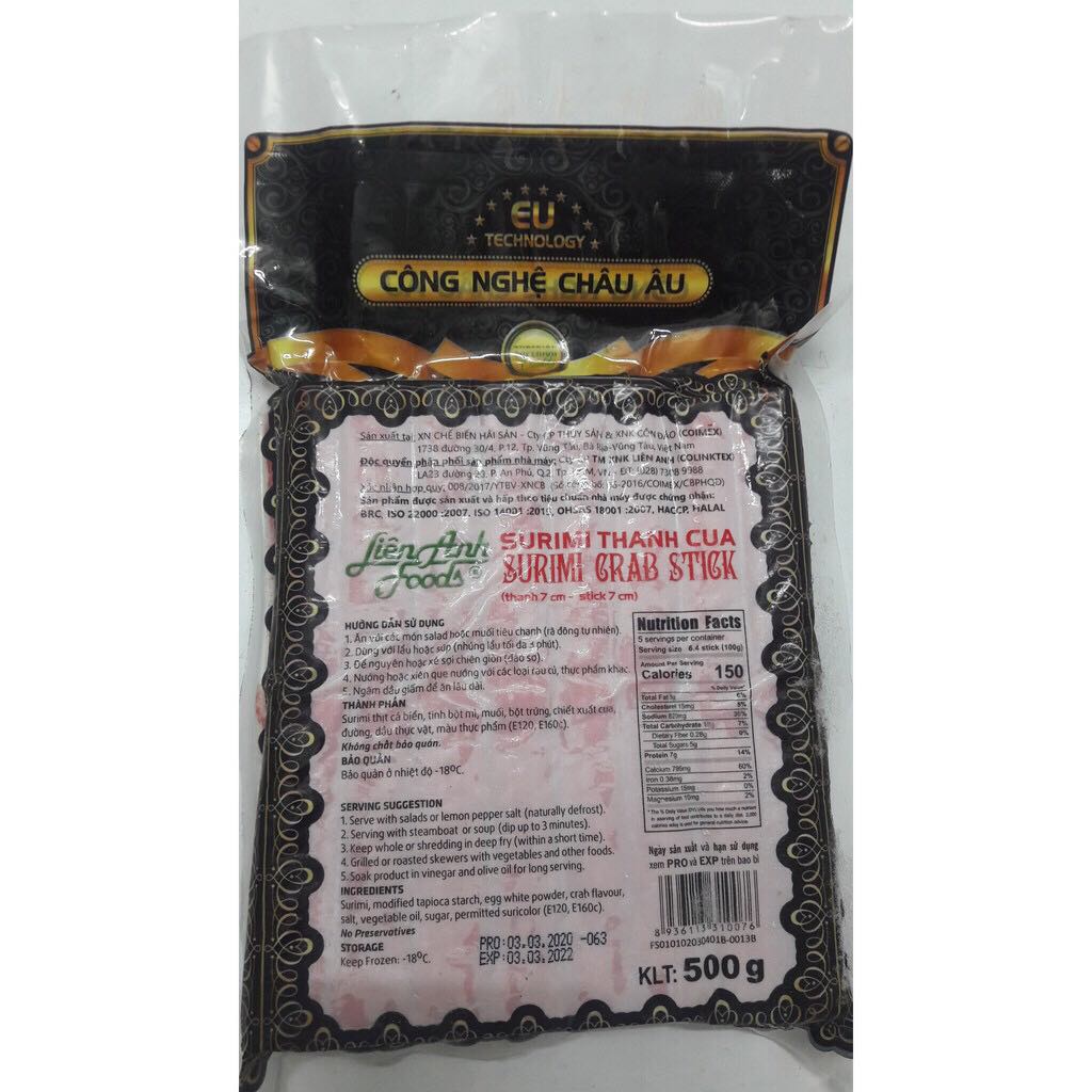 [Chỉ Giao HCM] 500g Thanh Cua Surimi Loại Ngon