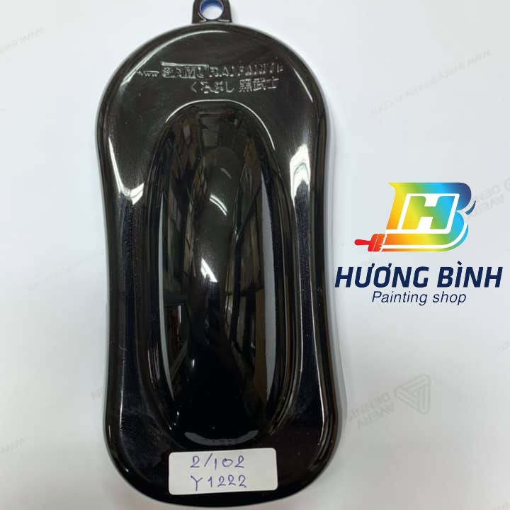 Sơn xịt Samurai màu Đen Mio - Y1222 (400ml) (có khả năng kháng xăng A92, A95)
