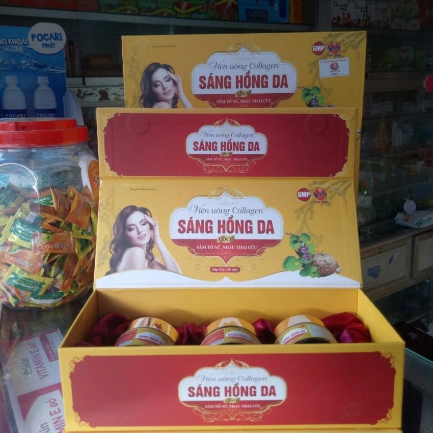 Viên uống colagen SÁNG HỒNG DA