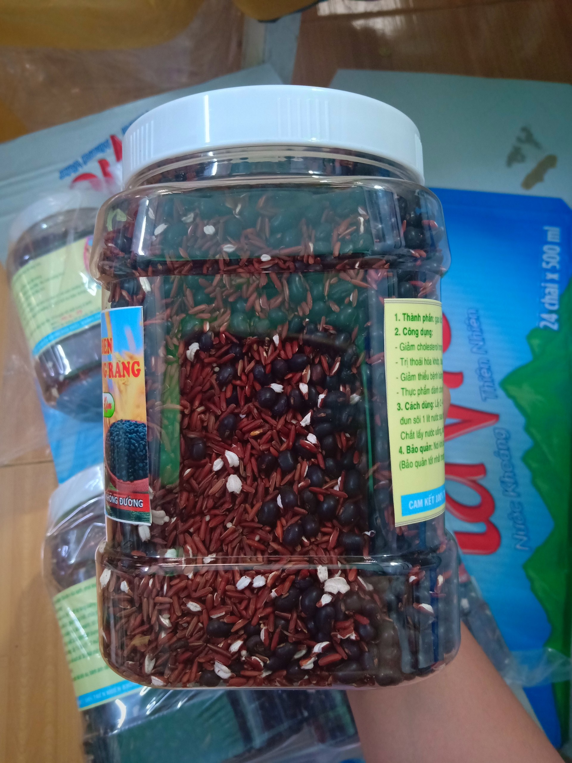 Combo 12 hũ nhựa Duy Tân 1550ml
