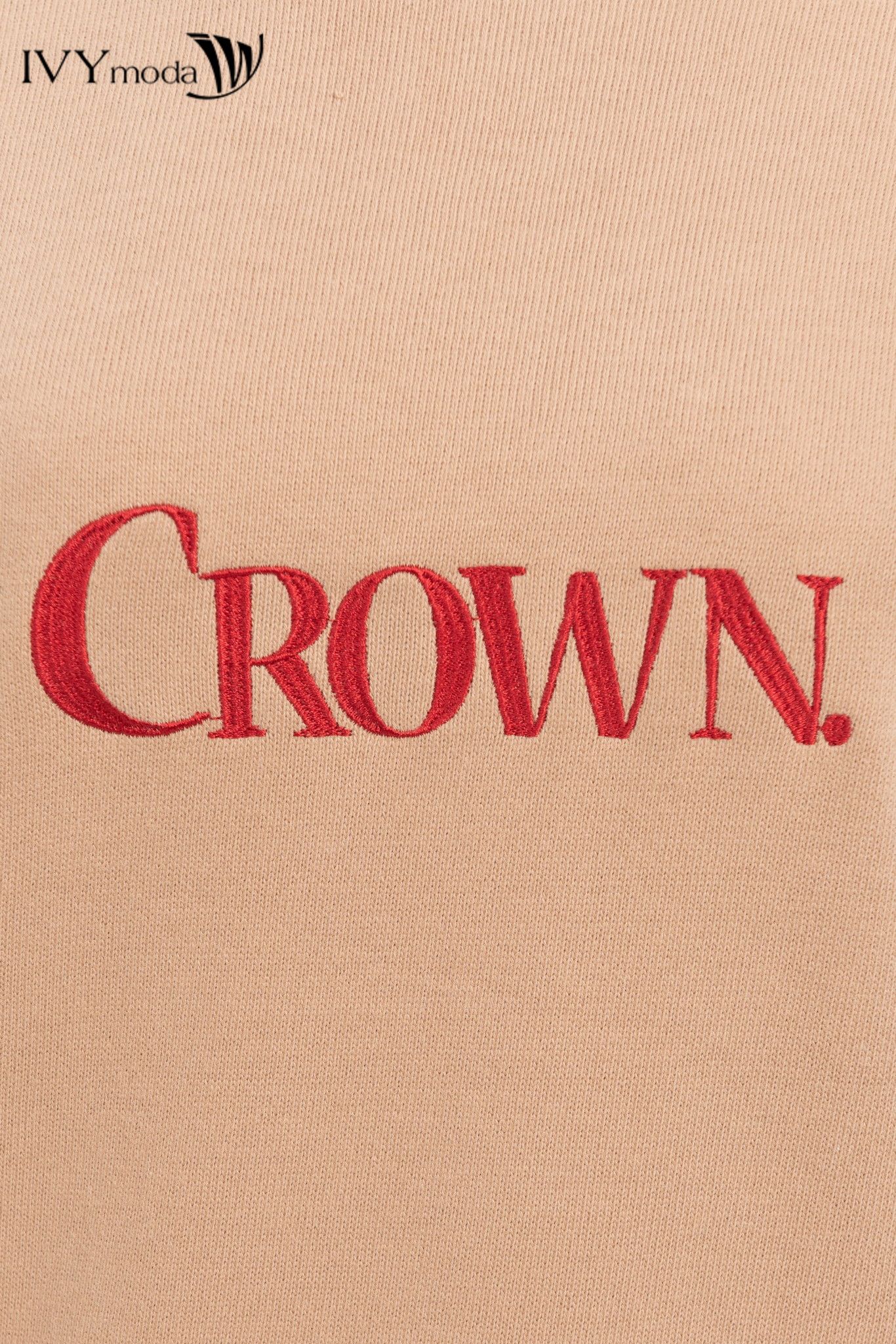 Áo nỉ oversize CROWN IVY Moda MS 58T0142