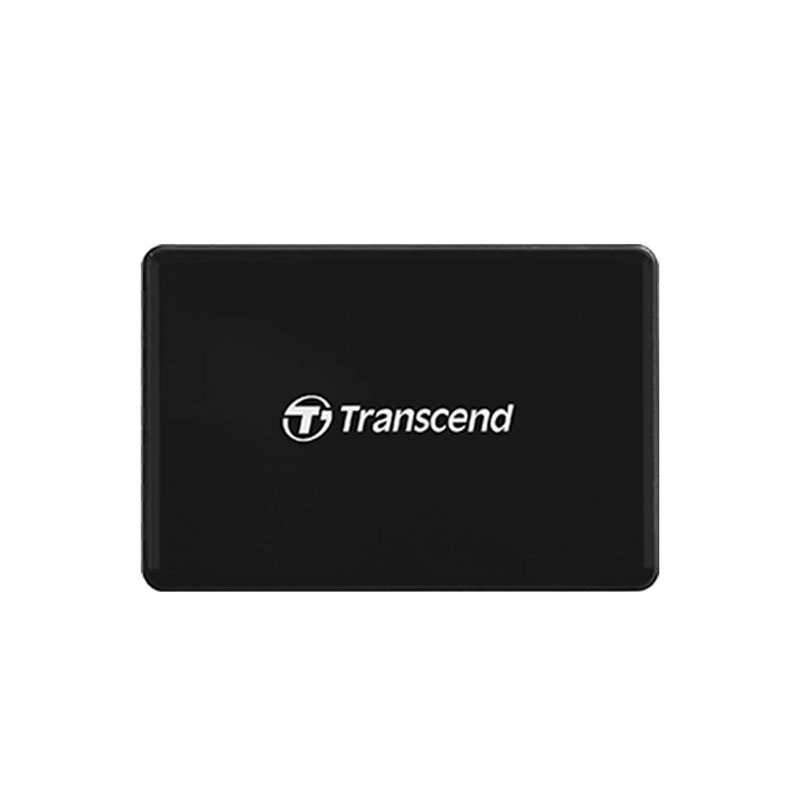 Đầu đọc thẻ nhớ ALL-IN-ONE Transcend RDC8 TypeC Gen 1 hỗ trợ khe microSD/SD/CF (Đen) phụ kiện 1986