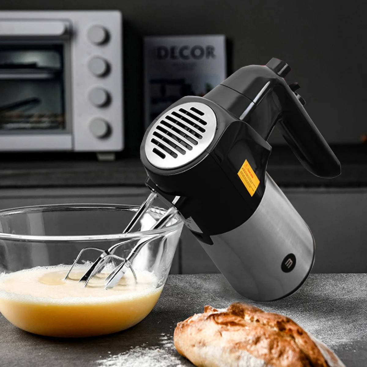 Máy đánh trứng - 5 tốc độ, thân inox không gỉ sang trọng