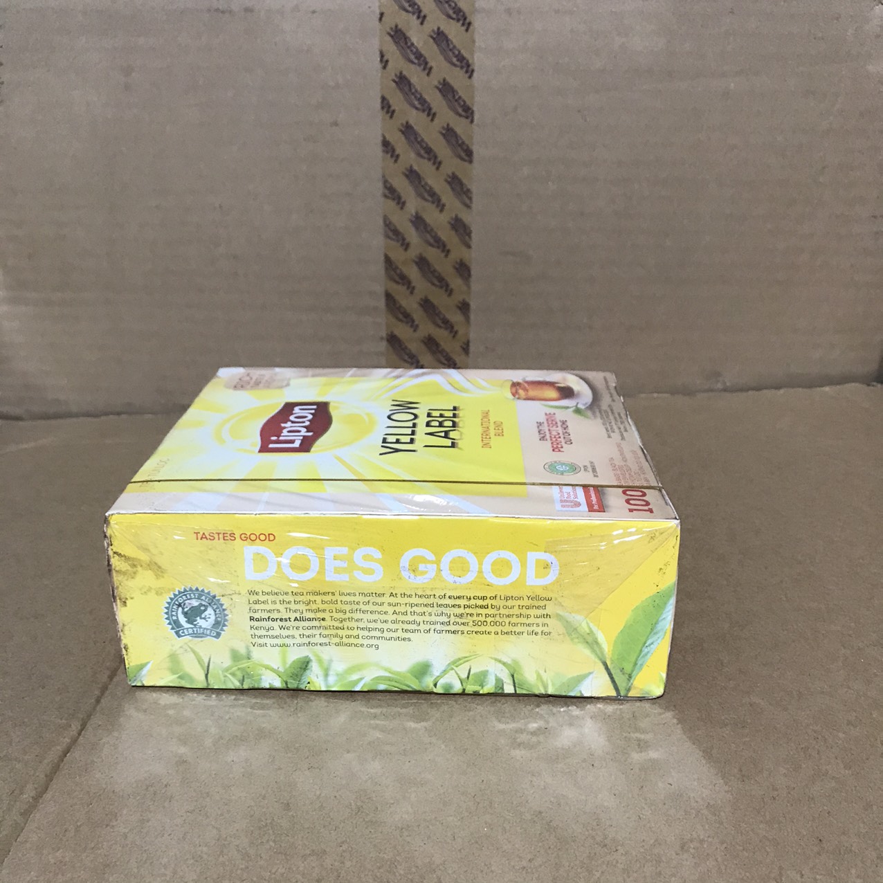 Trà Lipton Nhãn Vàng - 100 Gói
