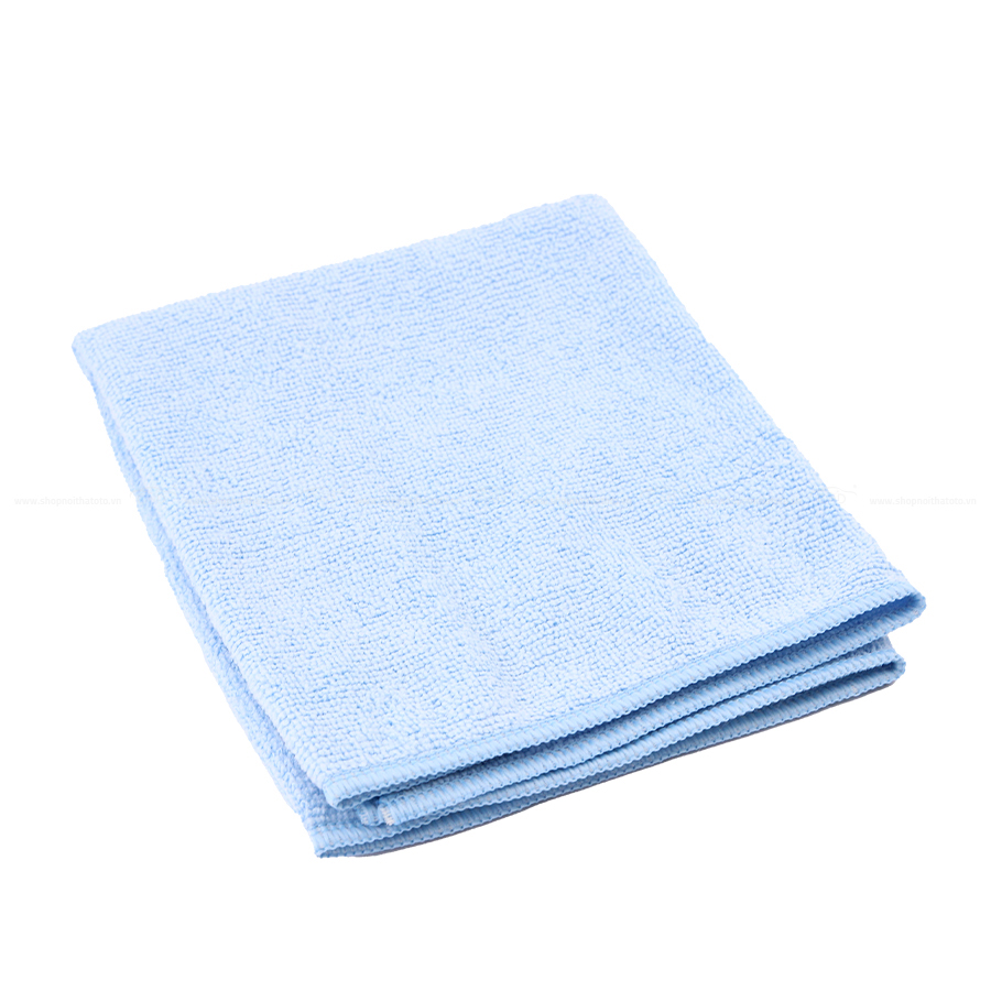 Khăn lau microfiber cind màu lam - nhập khẩu chính hãng