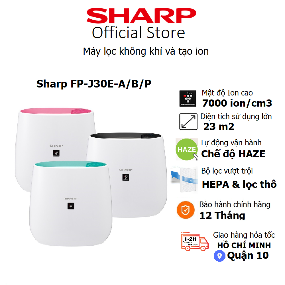Fp-j30e sharp air purifier fp-j30e-a