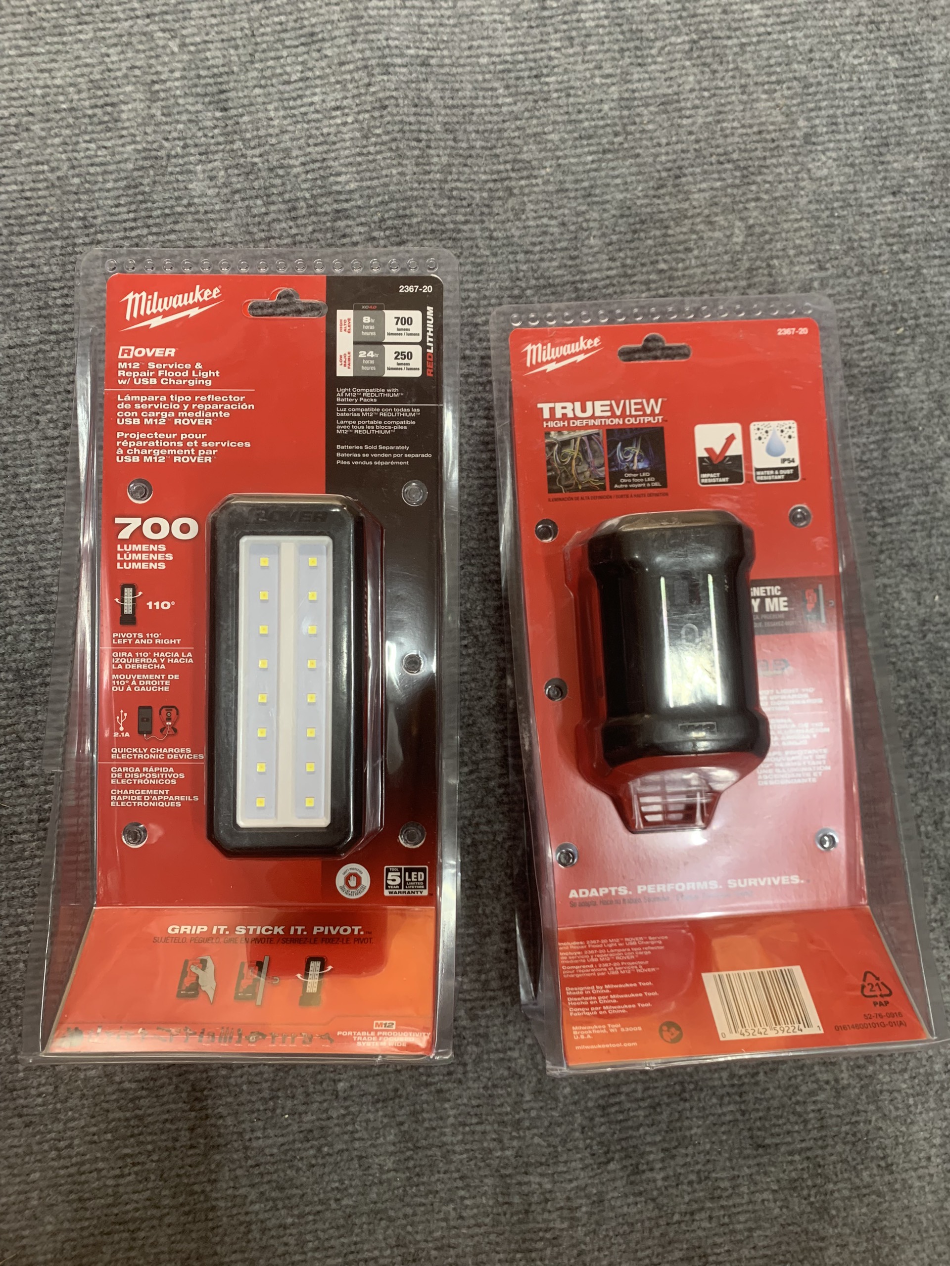 Đèn chiếu sáng trục xoay Milwaukee M12 2367-20