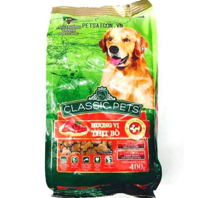 [HCM]Thức ăn classic pets cho chó chó lớn 400gr