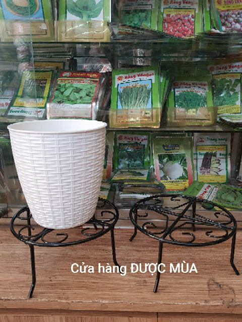 kệ để chậu hoa, bể cá bằng sắt mỹ thuật - đk 21cm