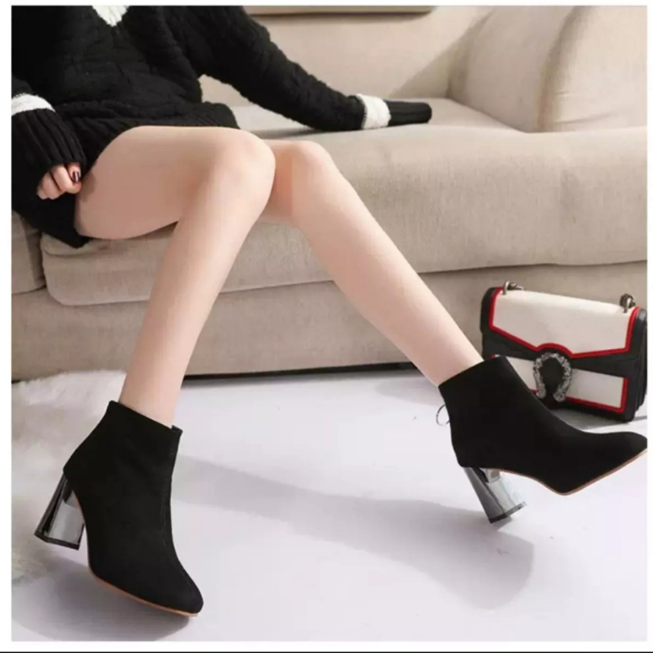 BOOT NỮ DA LỘN CAO CẤP