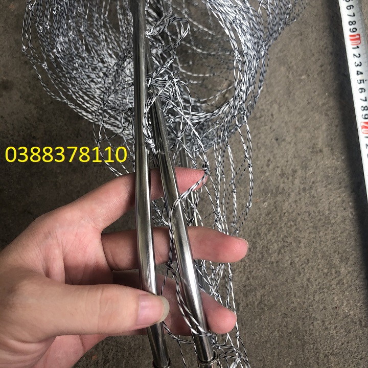 Vợt Cá Inox Loại Cứng Cao Cấp