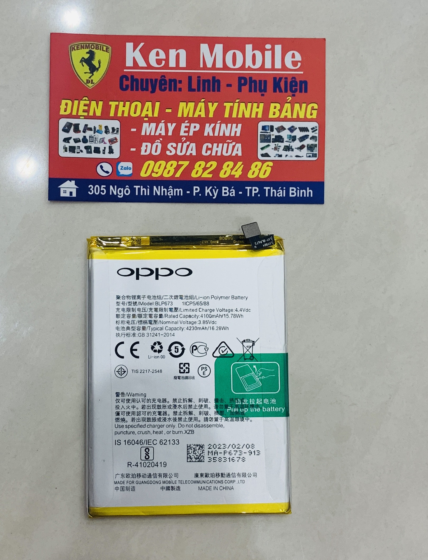 Pin zin oppo blp673 dùng cho a3s / a7 / a5 / a5s / ax5 / a5 2020 / a9 2020 / a12
