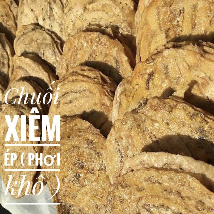 [500G] Chuối xiêm ép dẻo Thăng Long - đồ ăn vặt