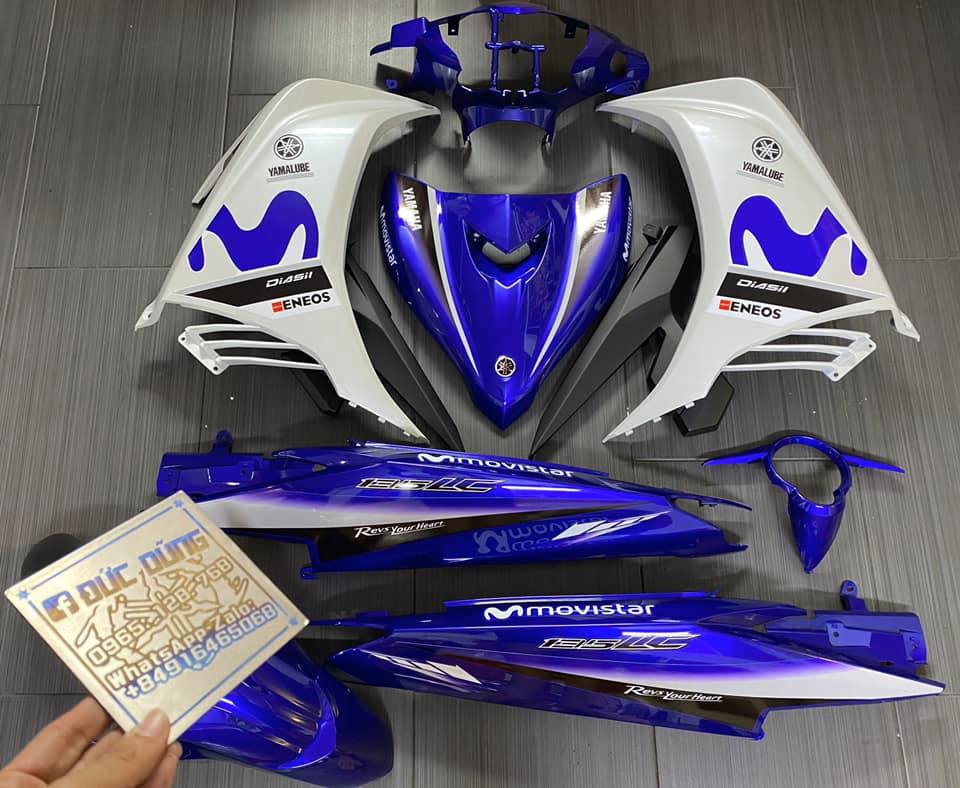 Dàn áo ex 135 trắng xanh