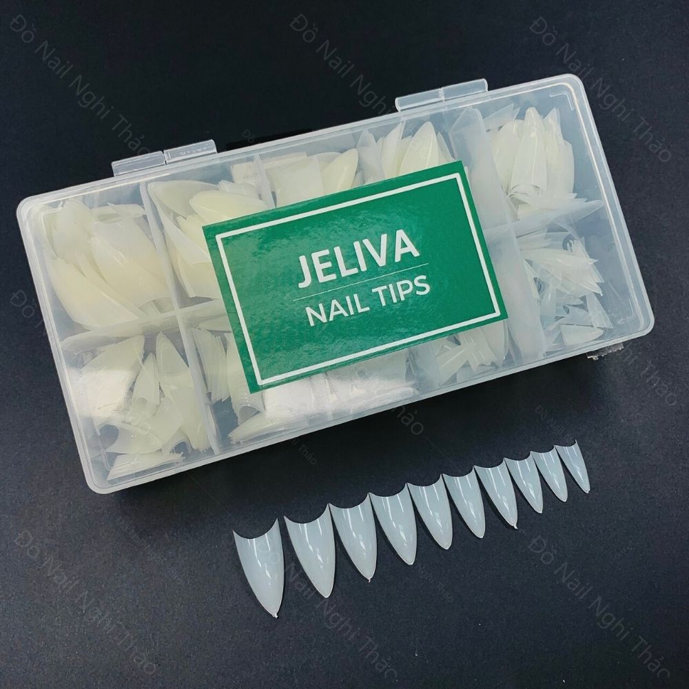 Móng tip nối đủ size JELIVA hộp 500 móng