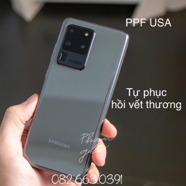 Dán ppf mặt trước/mặt sau/ full viền samsung galaxy s20