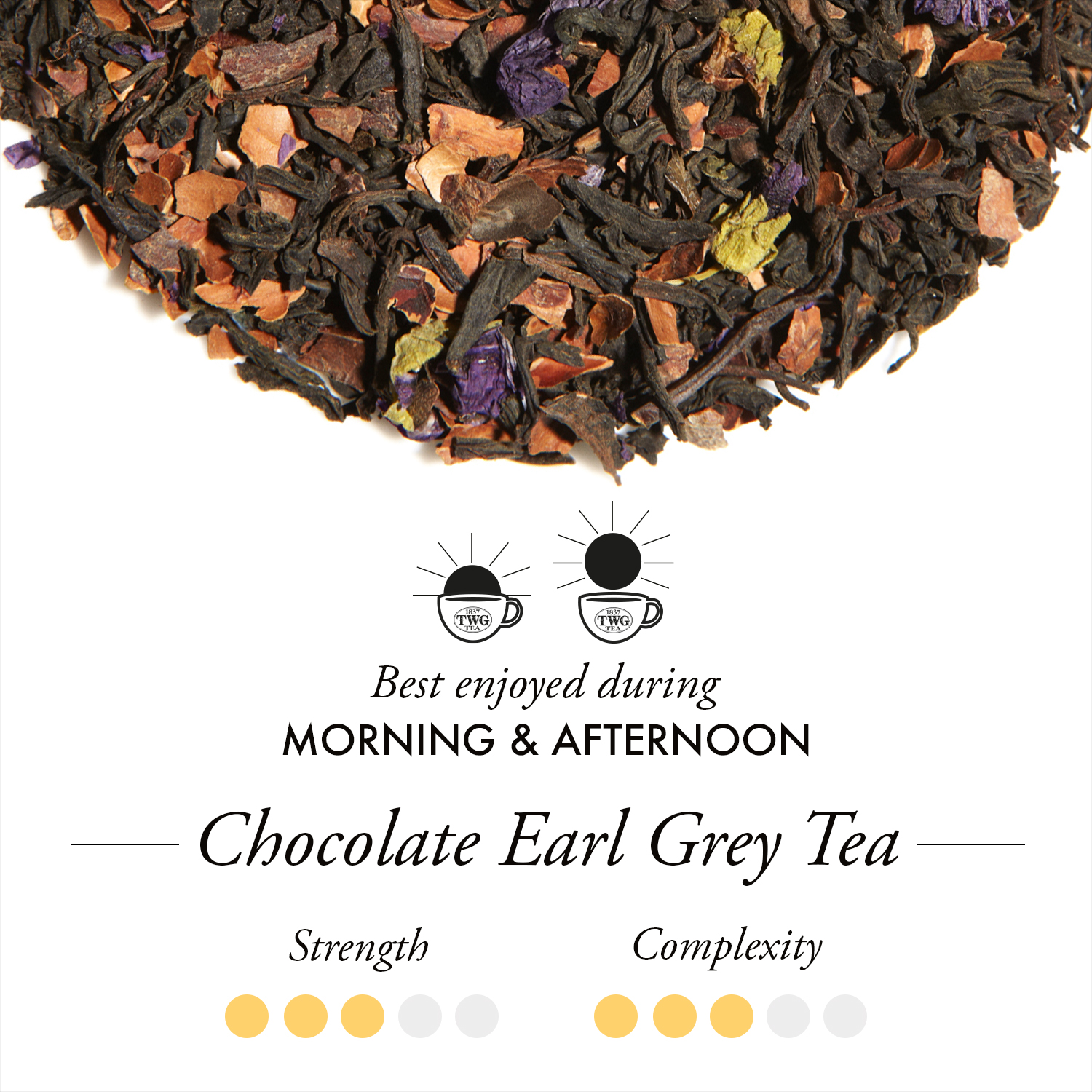 TWG Tea - Chocolate Earl Grey Tea (100g) | Black Tea