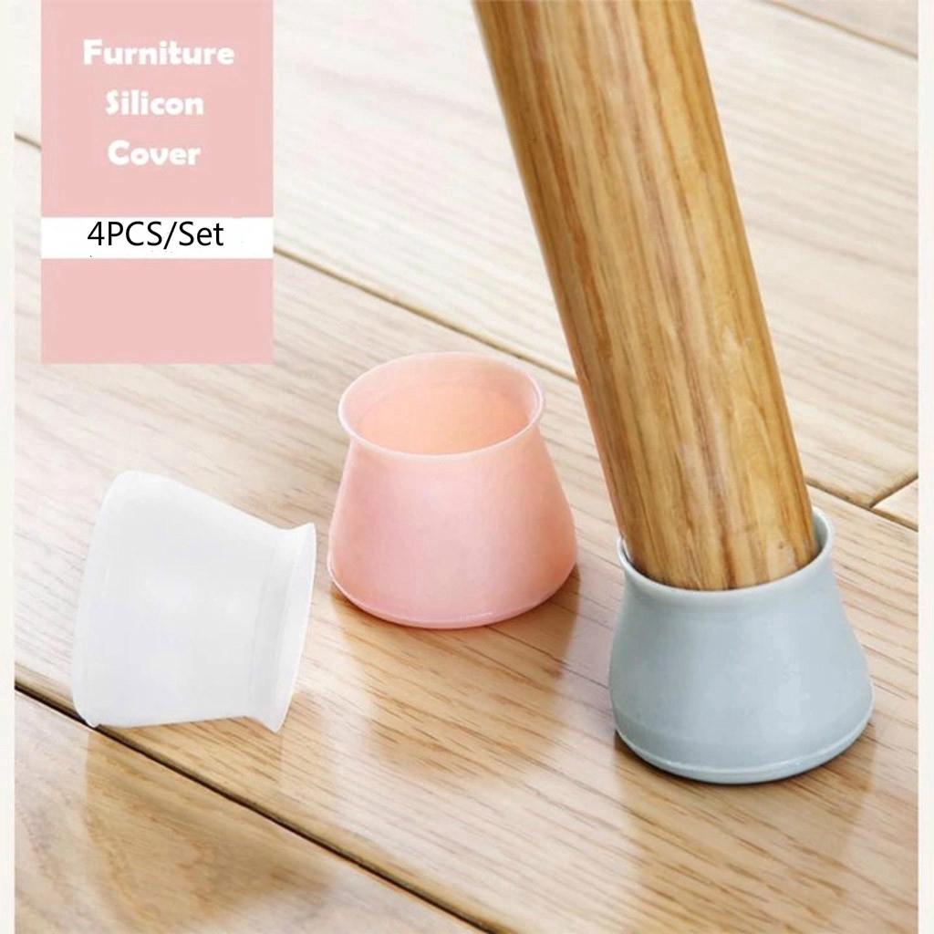 SET 10 MIẾNG SILICON BỌC CHÂN CÀN, CHÂN GHẾ SIÊU TIỆN - CHỐNG TRƠN TRƯỢT, BẢO VỆ NỀN NHÀ CỦA BẠN