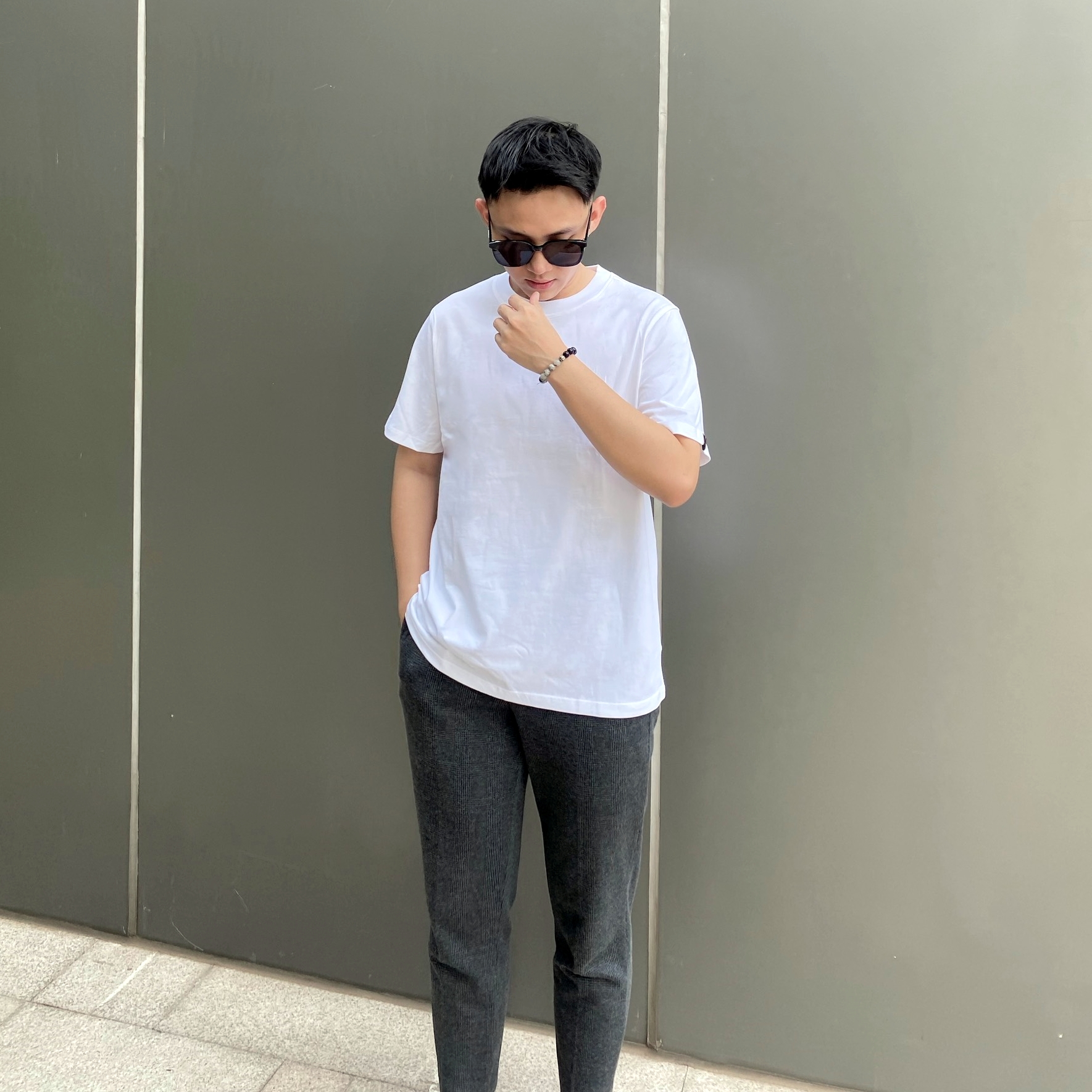 Yumenswear | Áo Thun Nam Cổ Tròn Cotton Basic Tee - MBR001