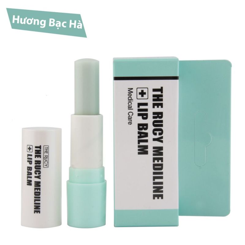 Son Dưỡng Môi Không Màu Mediline Lip Balm Bạc Hà 4g giá rẻ