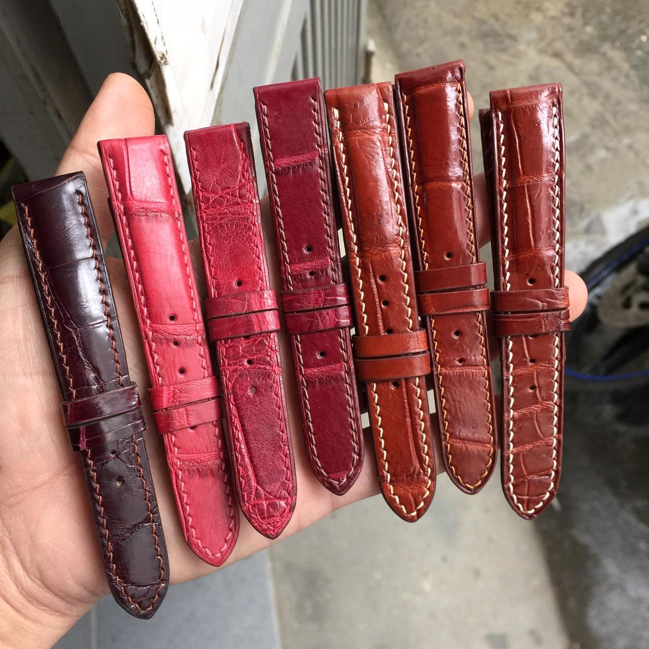 Dây Đồng Hồ Da Cá Sấu Handmade VIP05