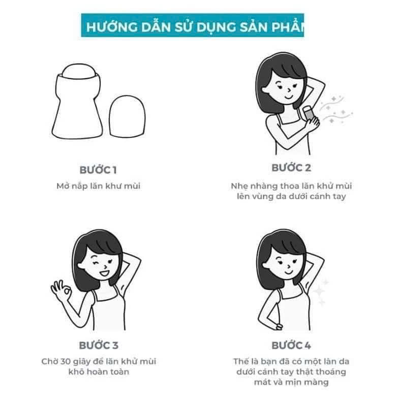 Lăn Khử Mùi Kwangdong Sweatclor Giảm Mồ Hôi Và Ngăn Ngừa Mồ Hôi Cánh 30ml