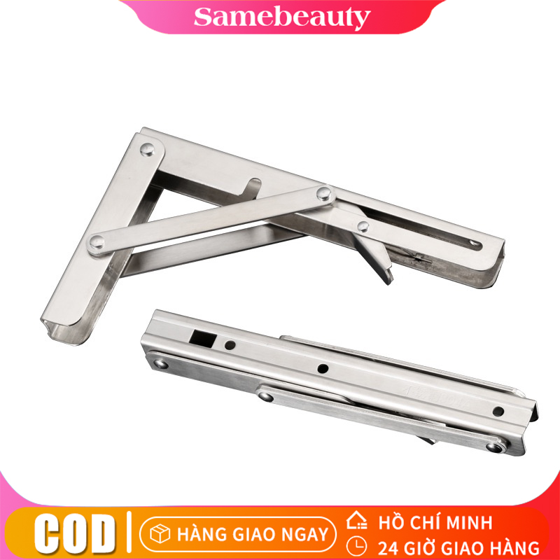 Bản lề gập thông minh , Giá Ke đỡ bàn gấp gọn treo tường, Pát ke chữ chịu lực 80kg