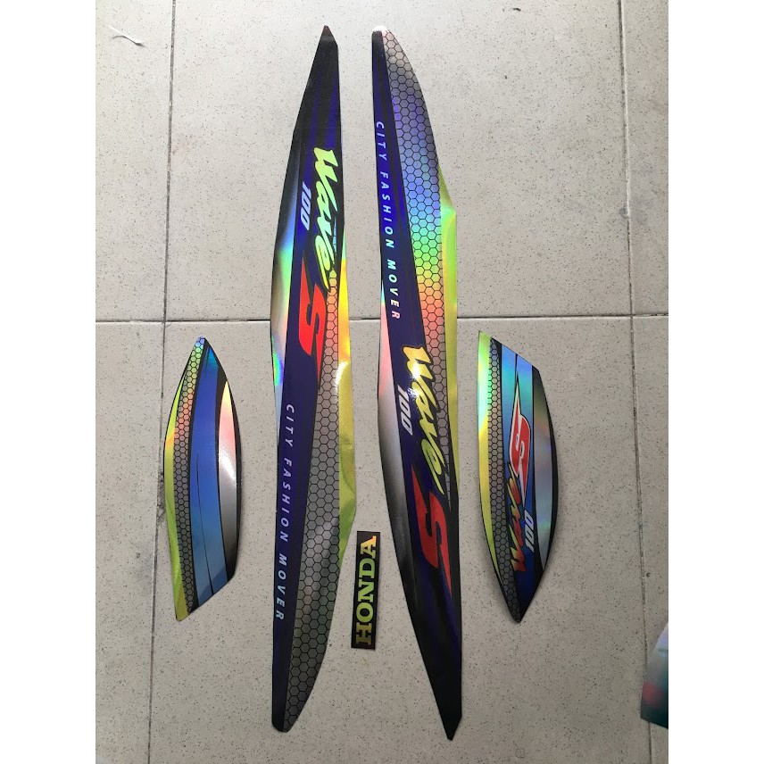 Tem wave S xanh bạc crom 2006 - 2019