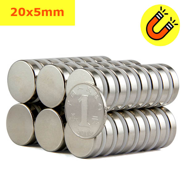 Nam châm đất hiếm 20x5mm từ tính siêu mạnh