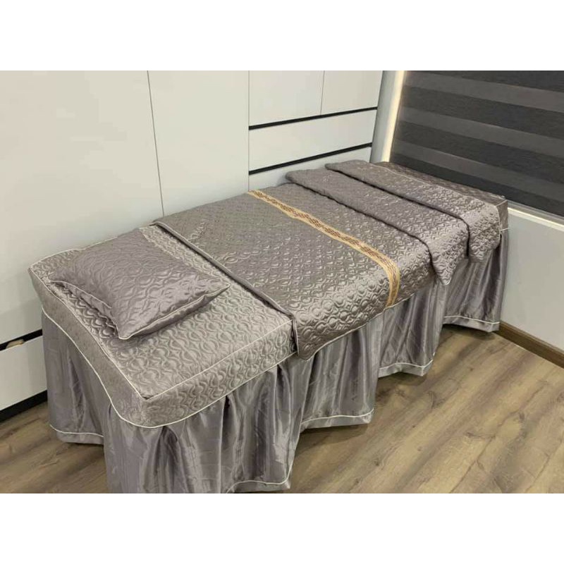 Ga lụa trần spa kèm vỏ gối