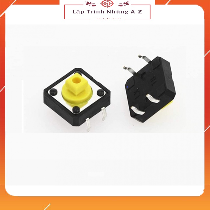 [Lập Trình Nhúng A-Z][G3] Nút Nhấn 12x12x7.3mm 4 Chân