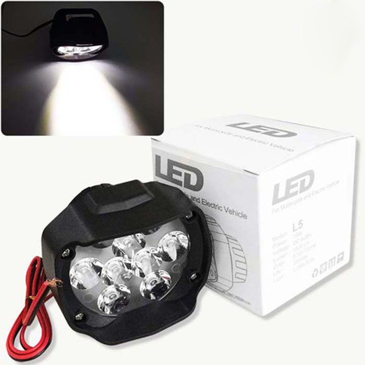 BÓNG ĐÈN LED TRỢ SÁNG L5 9 BÓNG LED CAO CẤP-đèn trợ sáng xe máy