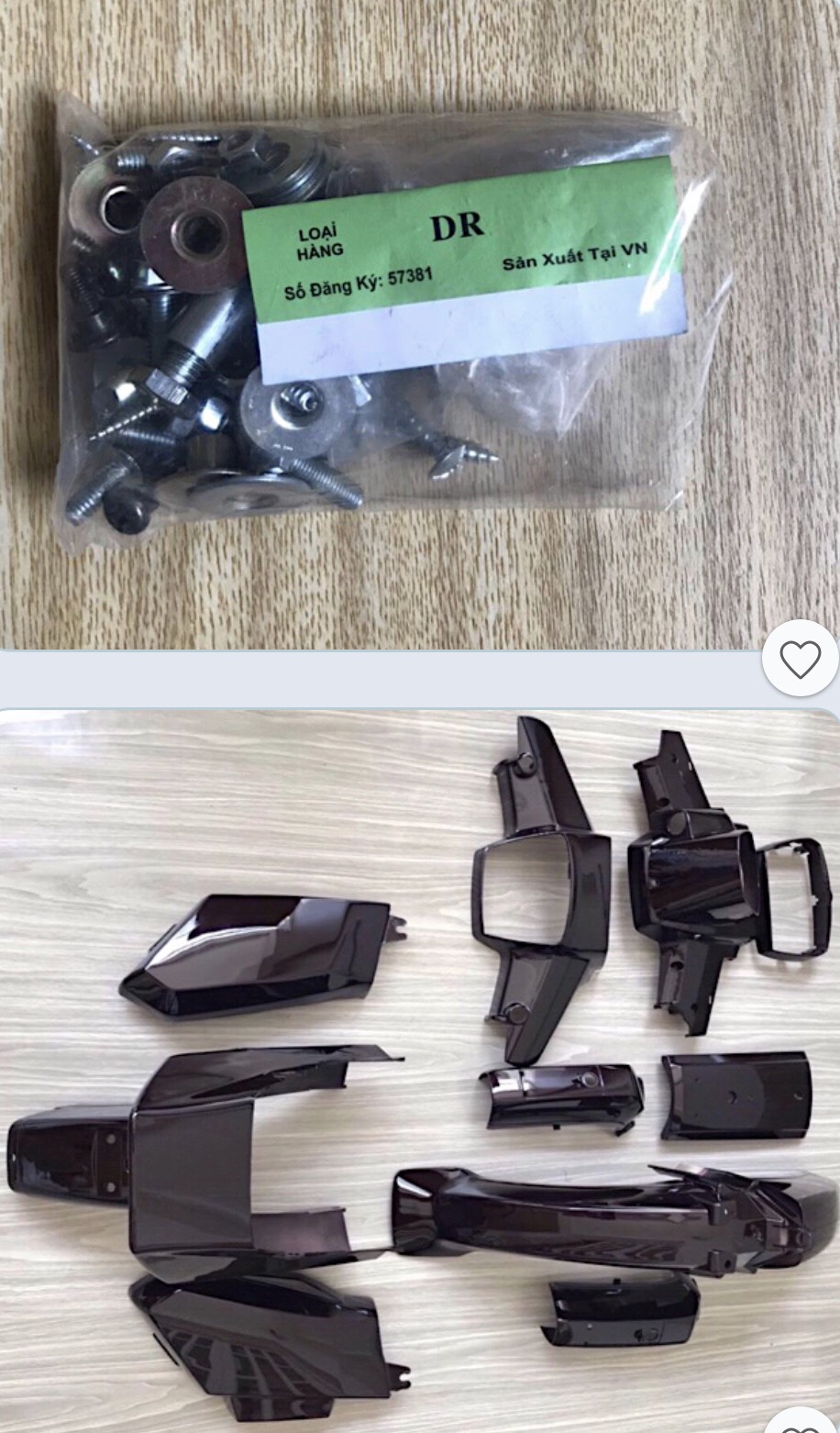 BỘ DÀN ÁO DREAM II MÀU NHO NHỰA NGUYÊN SINH LOẠI ĐẶC BIỆT