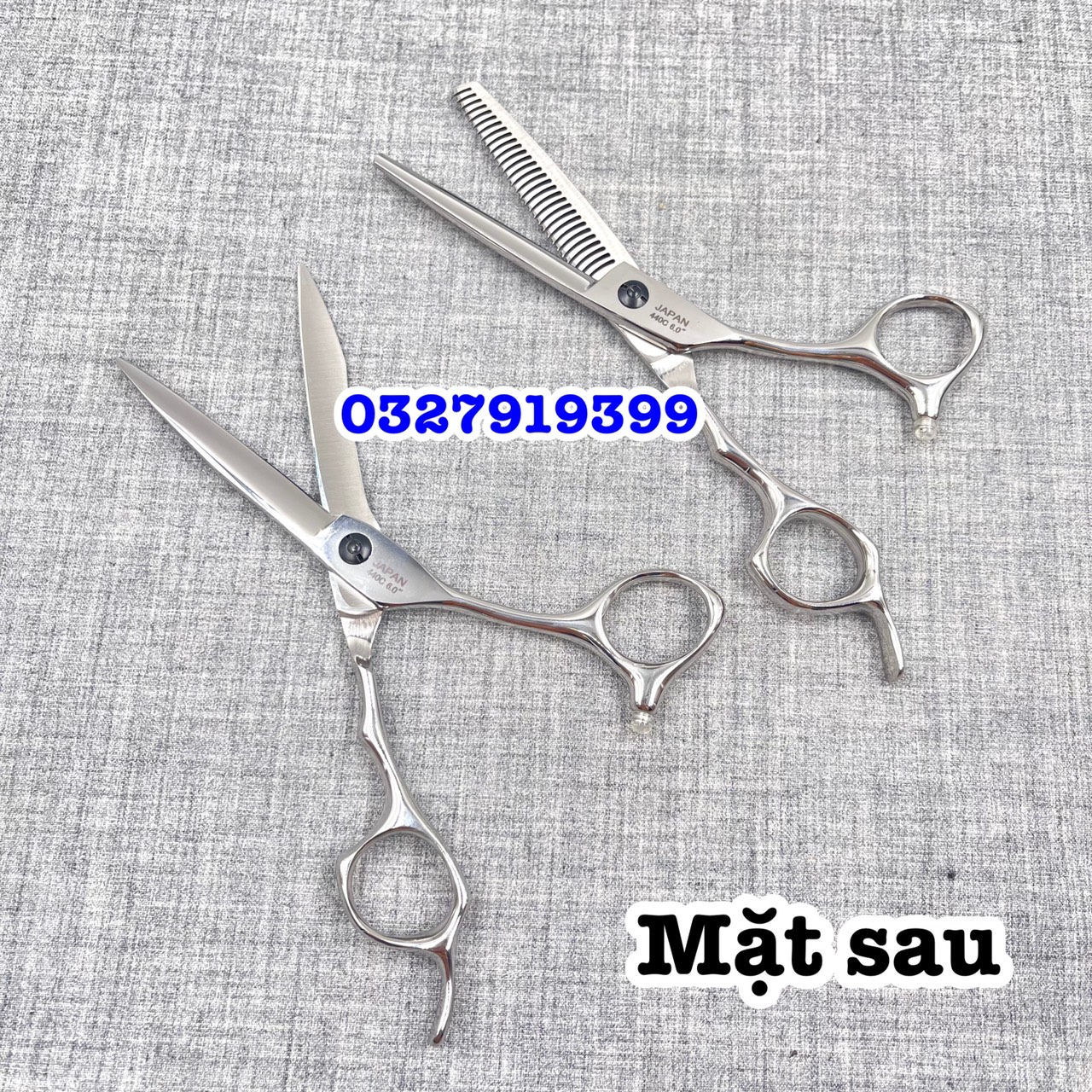 High-Quality Japanese Hair Cutting Scissors Wahl 6.0 in (Black Screw)