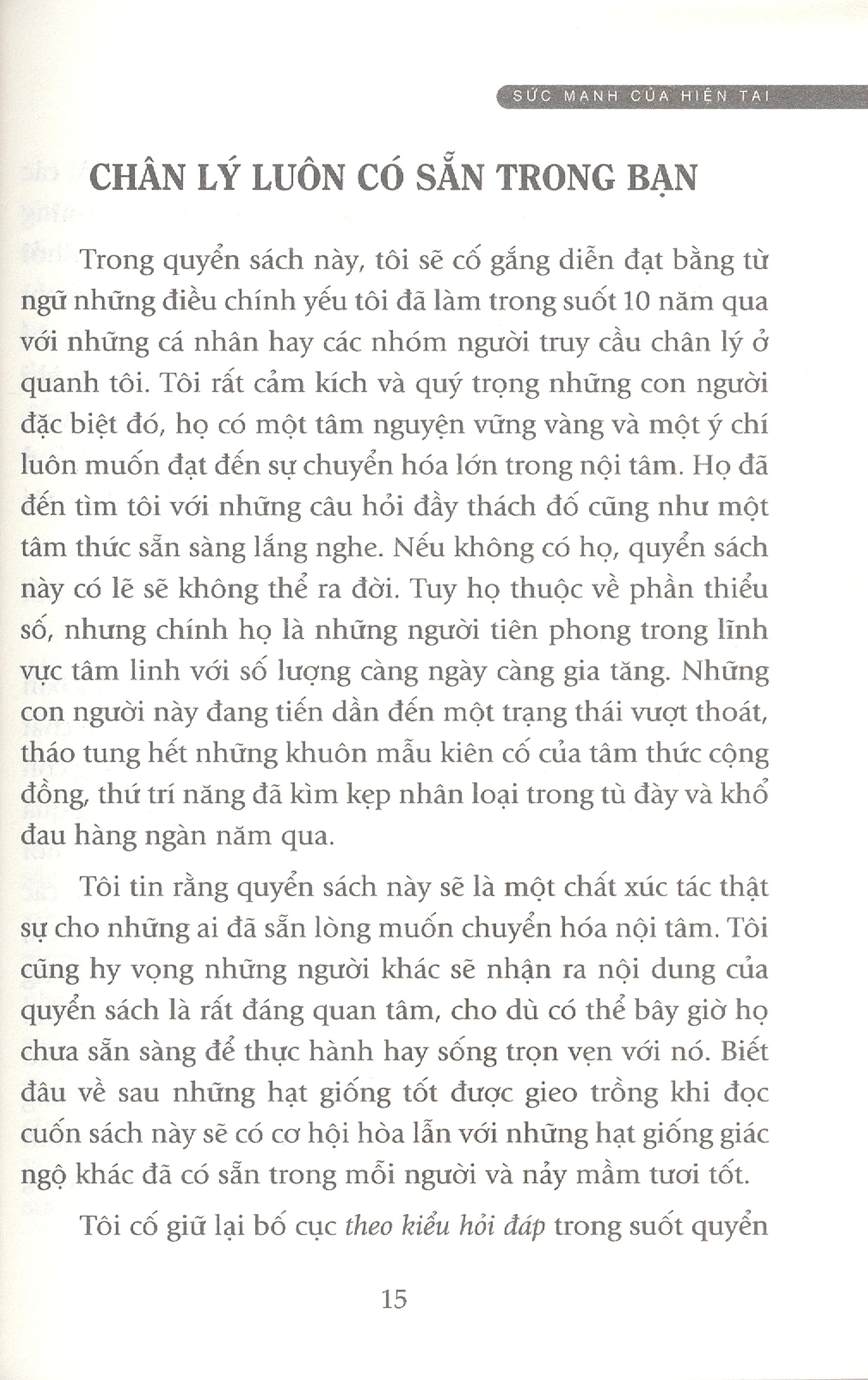 Sức Mạnh Của Hiện Tại