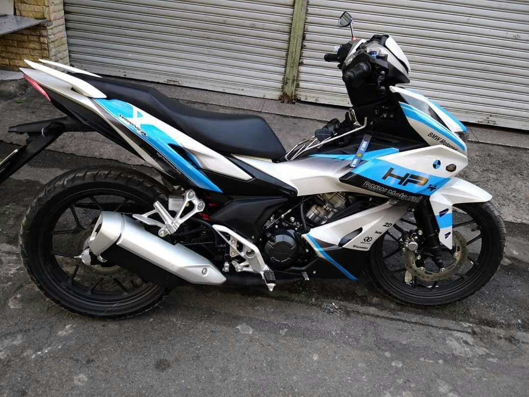 Tem trùm winner x xanh bạc HP4 - Độ dán team trùm decal xe máy winner x xanh bạc HP4 - Team trùm decal xe máy winner x rẻ đẹp và chất