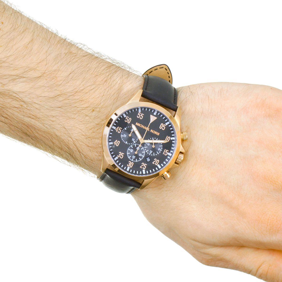 [HCM]Đồng hồ nam dây da Michael Kors MK8534